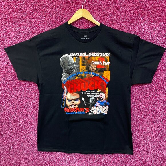 Chucky Child's Play 3 Chuckys Back Horror Movie T-Shirt XL - Picture 1 of 4